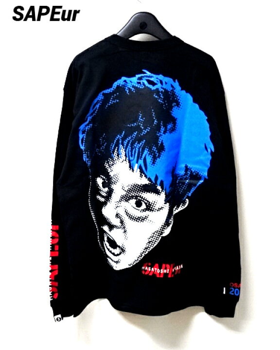 楽天市場】【SAPEur × MASATOSHI HAMADA BLUE HEAD HAMADA L/S TEE  