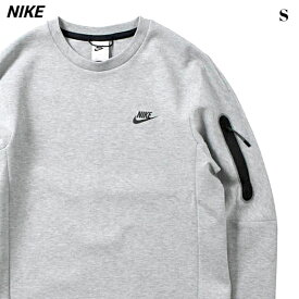 S 国内正規品【NIKE TECH FLEECE CREW CU4506-063 ナイキ テックフリース クルー スウェットシャツ メンズ トップス トレーナー プルオーバー ストレッチ ワークアウト ストリート プルオーバー 止水ジップ】