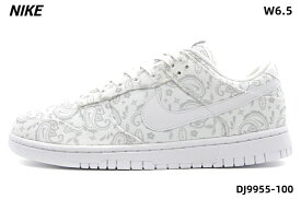 W6.5 (23.5cm) 国内正規品【W NIKE DUNK LOW ESS DJ9955-100 White Paisley WHITE/GREY FOG-WHITE ウィメンズ ナイキ ダンク ローホワイト ペイズリー ホワイト/グレー フォグ-ホワイト】