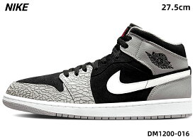 9.5(27.5cm)国内正規品【NIKE AIR JORDAN 1 MID SE ELEPHANT TOE DM1200-016 BLACK/UNIVERSITY RED-WHITE ナイキ エア ジョーダン 1 ミッド エレファント トゥー】