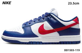 W6.5(23.5cm)国内正規品【W NIKE DUNK LOW DD1503-119 WHITE/UNIVERSITY RED BLANC/UNIVERSITE ROUGEウィメンズ ナイキ ダンク ロー USA】