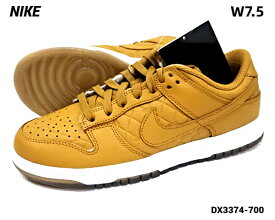 W7.5(24.5cm)国内正規品【W NIKE DUNK LOW DX3374-700 WHEAT/WHEAT-SAIL-BLACK BLEAT/VOIL/NOIR/BLEAT ウィメンズ ナイキ ダンク ロー ウィート アンド ガム ライトブラウン】