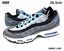 8.5(26.5cm)国内正規品【NIKE AIR MAX 95 DM0011-003 COOL GREY/UNIVERSITY BLUE GRIS FRAIS/BLEU CAROLINA ナイキ エア マックス 95 メンズ スニーカー グレー ブルー DM0011 003】