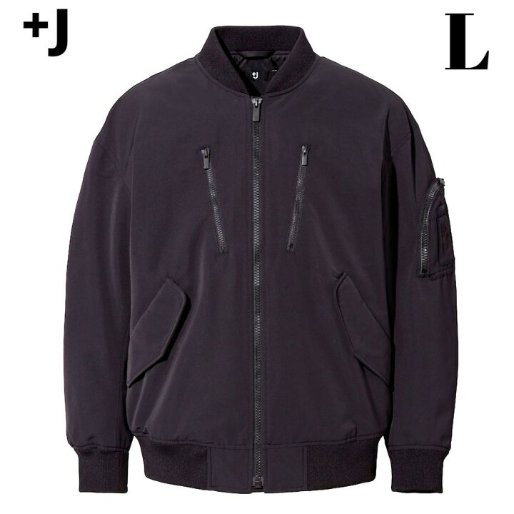 楽天市場】L【UNIQLO x JIL SANDER +J Over Size Blouson Black 