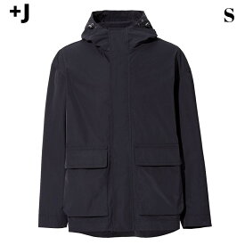 S【UNIQLO × JIL SANDER +J Over Size Mountain Parker BLACK ユニクロ × ジルサンダー オーバーサイズ マウンテン パーカ パーカー 黒 ブラック 2021ss】