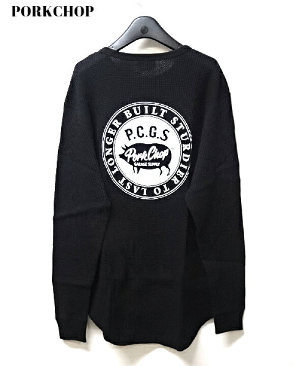 楽天市場】L【PORKCHOP GARAGE SUPPLY CIRCLE PORK THERMAL HEAVY PORKCHOP GARAGE SUPPLY サーマル