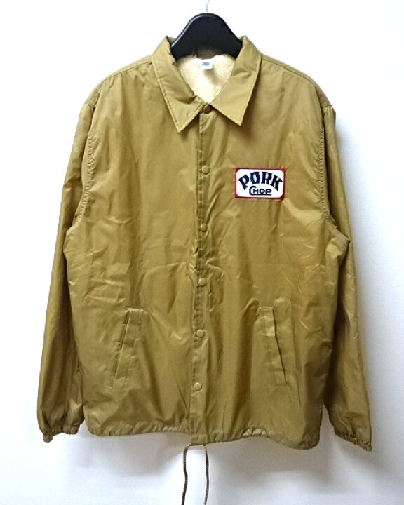 楽天市場】M【PORKCHOP BOA COACH JKT (KHAKI) ポークチョップ ボア  
