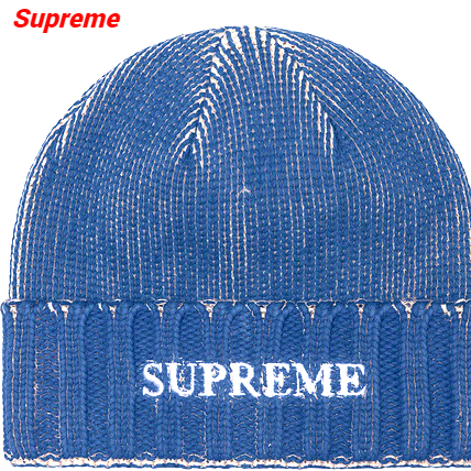 【Supreme Overprint Beanie Blue シュプリーム オーバープリント ビーニー コットンニットキャップ ニット帽 ブルー  2022ss】 | HEAVENS