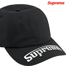 【Supreme Touring Visor 6-Panel Black シュプリーム キャップ ブラック 2022ss】