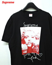 M【Supreme Madonna Tee BLACK シュプリーム マドンナ Tシャツ ブラック】【中古】