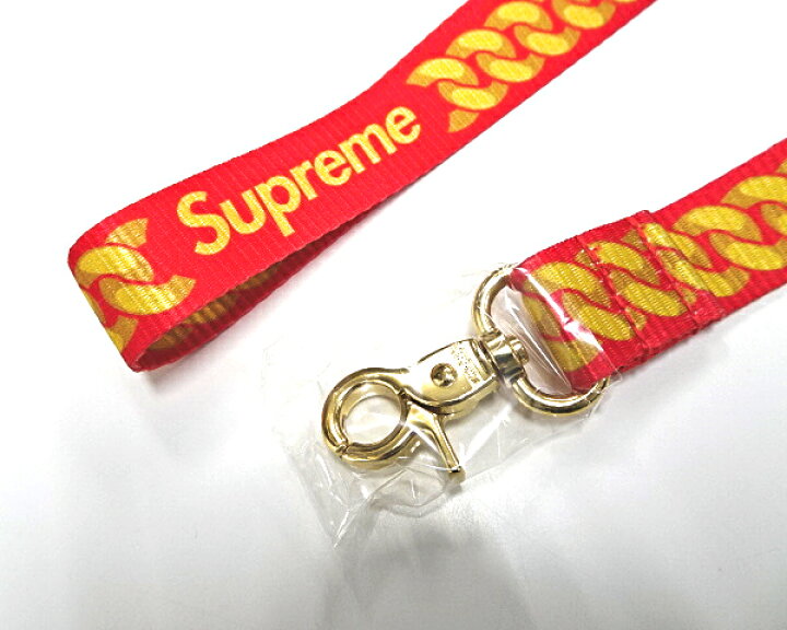 楽天市場】【Supreme Cuban Links Lanyard Red シュプリーム キューバ  