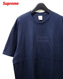 L【Supreme Tonal Box Logo Tee Navy シュプリーム トーナル ボックスロゴ Tシャツ ネイビー 2023ss】