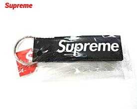 【Supreme Webbing Keychain Black / シュプリーム ウェビング キーチェーン / ブラック 黒 キーホルダー 2023ss】