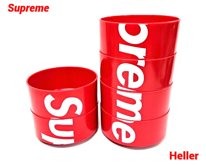 楽天市場】【Supreme 23ss Heller Bowls Set of 6 Red シュプリーム  