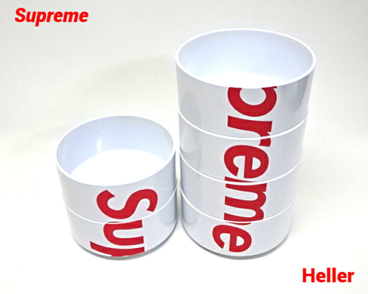 楽天市場】【Supreme 23ss Heller Bowls Set of 6 White シュプリーム 