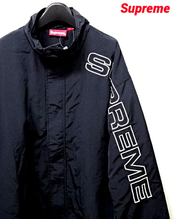 楽天市場】L【Supreme 23FW Spellout Embroidered Track Jacket Black 