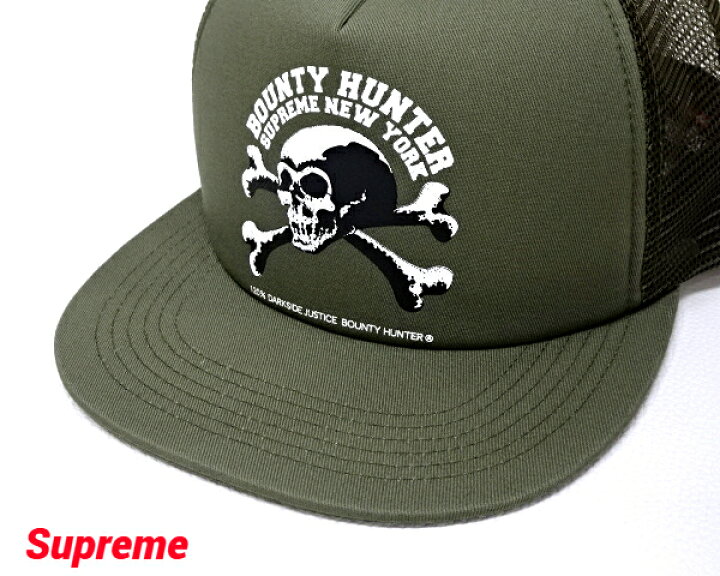 楽天市場】【Supreme x BOUNTY HUNTER MESH BACK 5-PANEL Cap Olive 