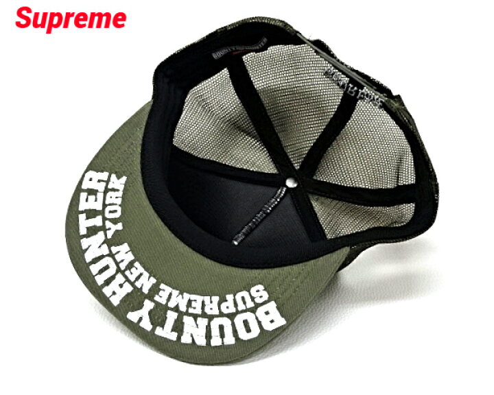 楽天市場】【Supreme x BOUNTY HUNTER MESH BACK 5-PANEL Cap Olive 