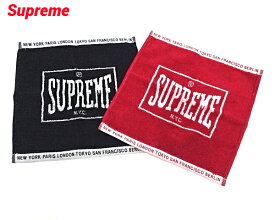 【Supreme Square Mini Towels (set of 2) Red/Black IMABARI TOWEL 2 PACK シュプリーム スクエアー ミニ タオル （2枚セット）レッド/ブラック 今治タオル 2パック 2023AW 2023FW】