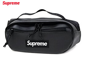 #人気【Supreme Leather Waist Bag Black シュプリーム レザー ウエスト バッグ ウエストバック ボディーバッグ ブラック 黒 2023AW 2023FW 国内正規品】