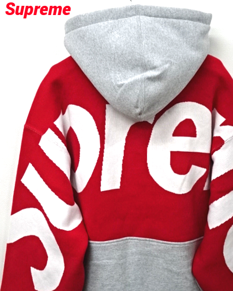 別倉庫からの配送 【Supreme Big Logo Jacquard Hooded Sweatshirt