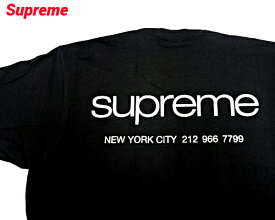 【Supreme NYC Tee Black シュプリーム Tシャツ ブラック 2023FW 2023AW】