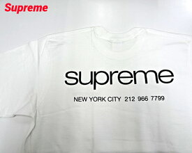 【Supreme NYC Tee White シュプリーム Tシャツ ホワイト 2023FW 2023AW】