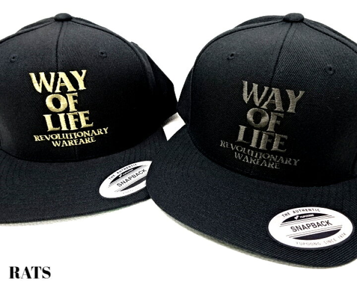 楽天市場】#人気【RATS EMBROIDERY CAP WAY OF LIFE ラッツ エンブロイ 