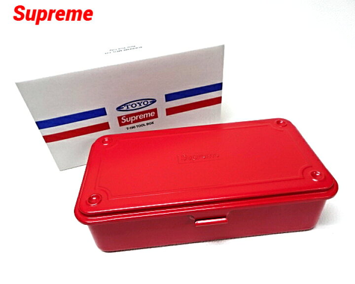 楽天市場】【Supreme / TOYO Steel T-190 Mini Toolbox Red  
