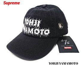 【Supreme x Y's by Yohji Yamamoto Grommet 6-Panel Cap Washed Black 2025FW 2025AW シュプリーム x ワイズ バイ ヨウジヤマモト グロメット 6 パネル キャップ ウォッシュド ブラック】