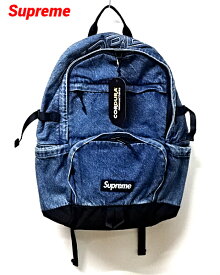 【Supreme Denim Backpack Washed Indigo シュプリーム デニム バックパック ウォッシュド デニム バッグ デイパック リュック 2025FW 2025AW】