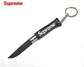 【Supreme x Opinel No. 4 Knife Keychain Black シュプリーム オピネル ナンバーフォー ナイフ キーチェーン ブラック 折りたたみ式 ナイフ ボックスロゴ キーリング キーホルダー 2025FW 2025AW】