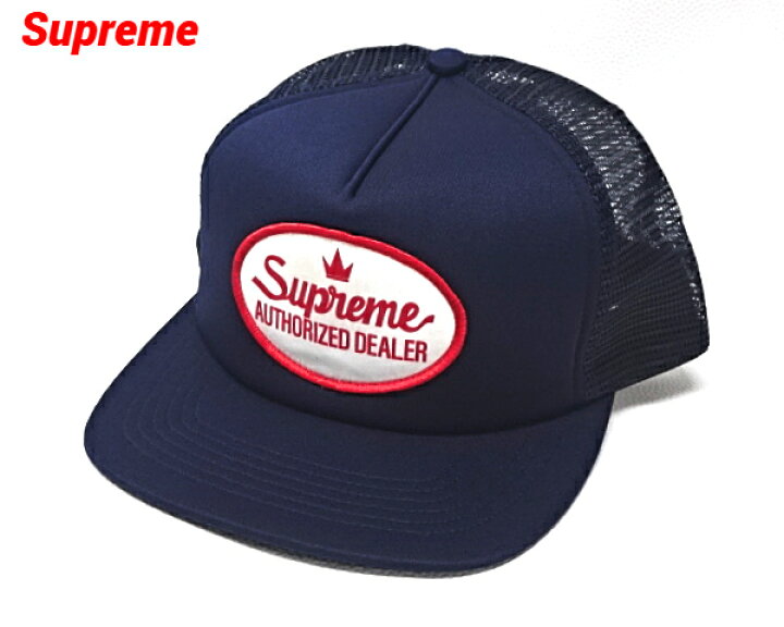 楽天市場】【Supreme 24FW Authorized Mesh Back 5-Panel Navy 