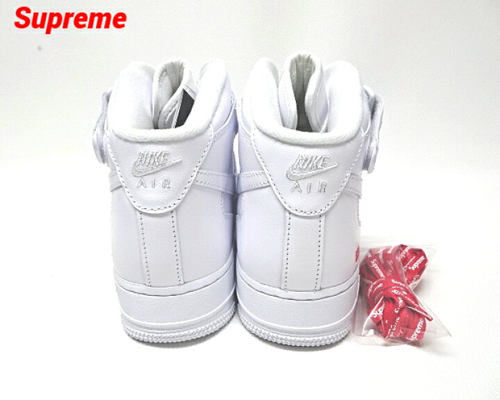 楽天市場】#1番人気 国内正規品【Supreme x NIKE AIR FORCE 1 MID SP  