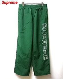 【Supreme 24FW Spellout Embroidered Track Pant Green シュプリーム スペルアウト エムブロイダァトラック パンツ グリーン 2024FW 2024AW】