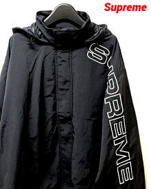 【Supreme 24FW Spellout Embroidered Track Jacket Black シュプリーム スペルアウト エムブロイダァトラック ジャケット ブラック ロゴ刺繍 2024FW 2024AW】