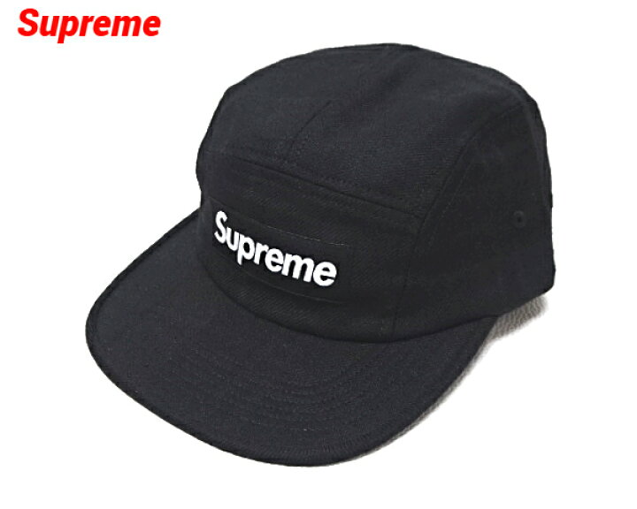 楽天市場】【Supreme Lochcarron Camp Cap Black シュプリーム 