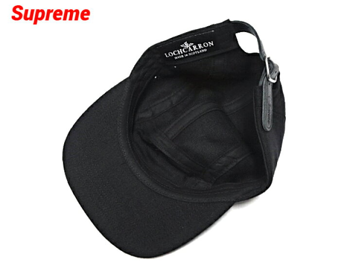 楽天市場】【Supreme Lochcarron Camp Cap Black シュプリーム 