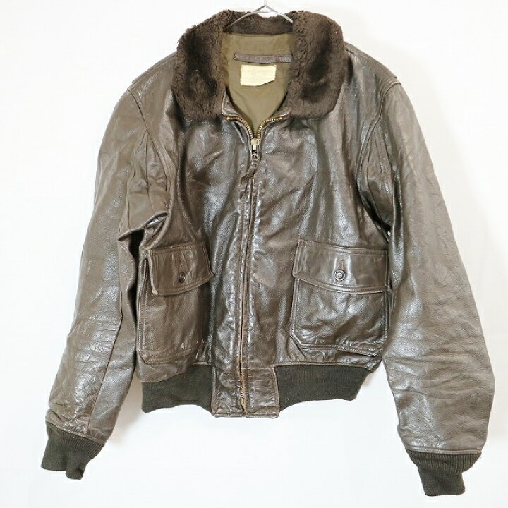 楽天市場】70s 米軍 実物 U.S.NAVY レザー G-1フライトジャケット 