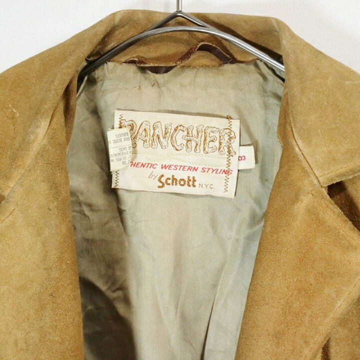 楽天市場】80s Schott ショット RANCHER スエード レザー ランチャー 