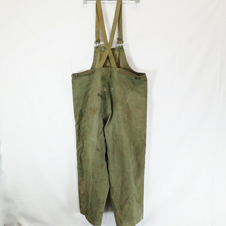 楽天市場】40s 米軍実物 U.S.NAVY N-2 デッキパンツ レインタイプ 