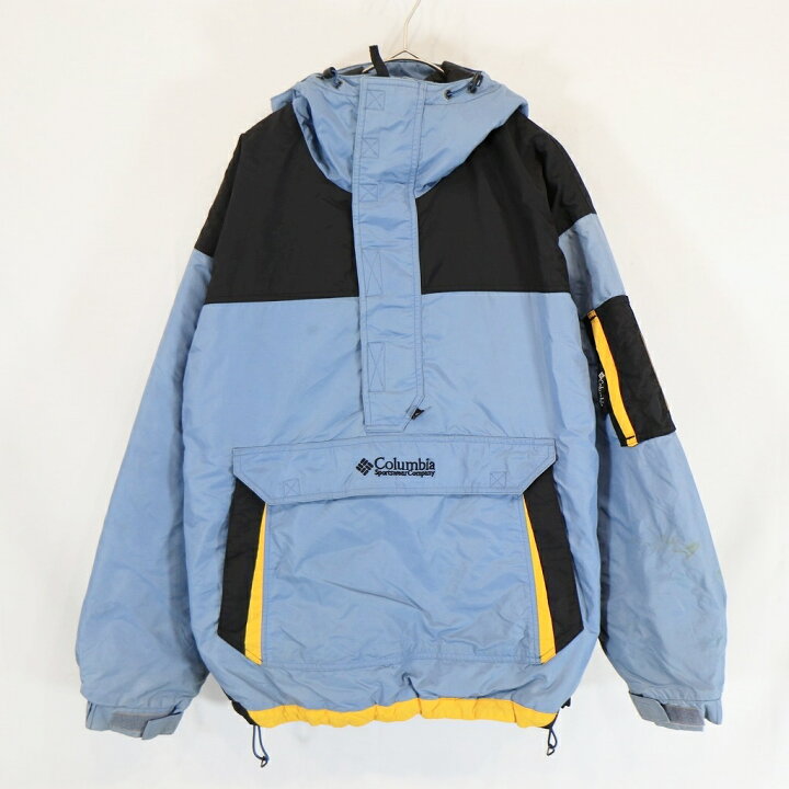 楽天市場】SALE/ 90年代 Columbia コロンビア 中綿 アノラックパーカー  