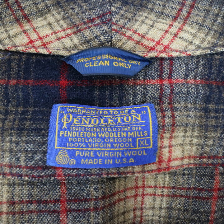 楽天市場】70年代 USA製 PENDLETON ペンドルトン ガウン コート 防寒 