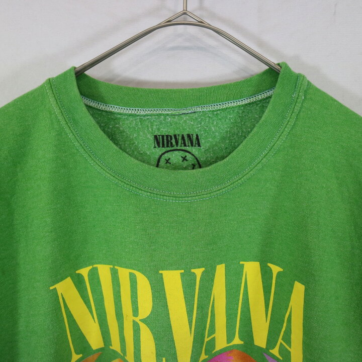 楽天市場】NIRVANA ニルヴァーナ スウェット クルーネック 袖プリント  