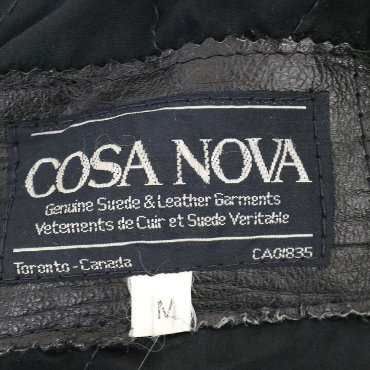 楽天市場】SALE/ COSA NOVA ダブルライダースレザージャケット 防寒 