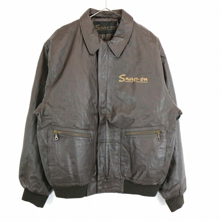 楽天市場】SALE/ SnapOn スナップオン Retro Leather Jkt レザー 