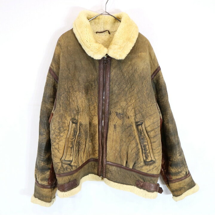 楽天市場】イタリア製 original shearling ムートンジャケット レザー 