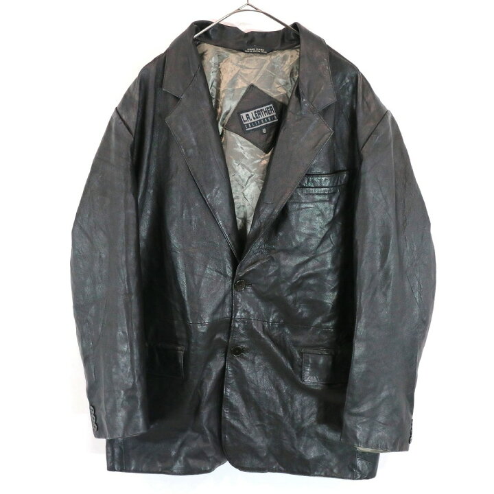 楽天市場】SALE/ L.A. LEATHER レザーテーラードジャケット フラップ 
