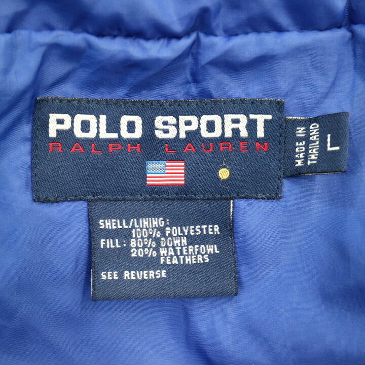 楽天市場】90年代 POLO SPORTS ポロスポーツ ダウンジャケット 防寒  