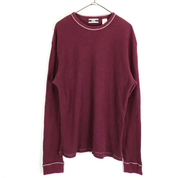 楽天市場】GAP ギャップ サーマル 長袖Tシャツ ロンT カットソー 無地  